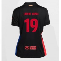 Camisa de Futebol Barcelona Lamine Yamal #19 Equipamento Secundário Mulheres 2024-25 Manga Curta